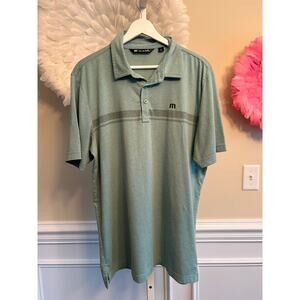 TRAVIS MATHEW GREEN POLO SIZE L